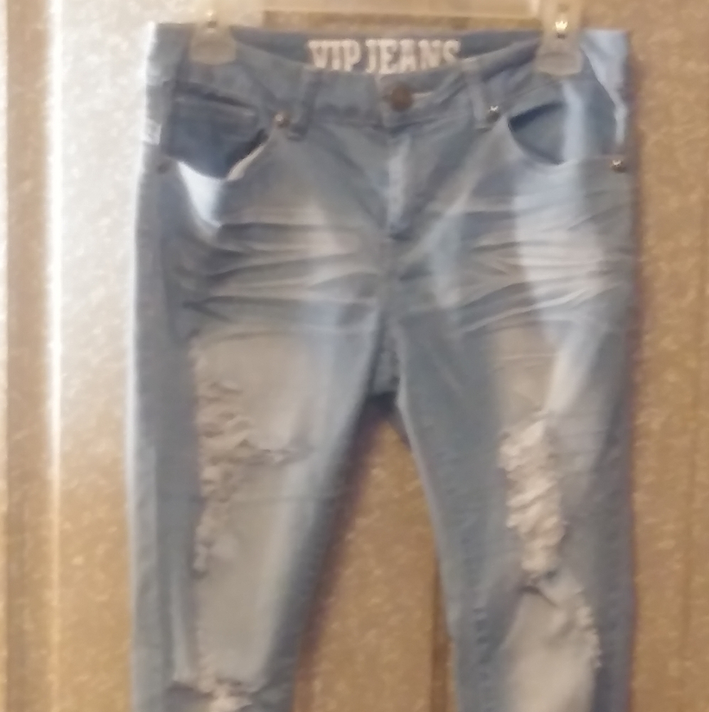 👖VIP Distressed & Faded Jeans 👖Sz. 11/12 Regular
